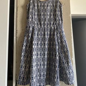 Printed baby doll dress